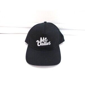 MeUndies Baseball Hat Logo Cap Black Purple Strap back Adjustable